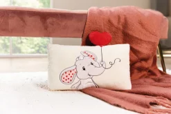 Rechteckiges Kissen Love Elefant NICI GREEN