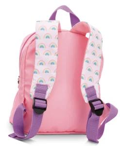 Rosa Rucksack mit Plüschtier Hase