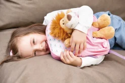 Rucksack mit Löwe Plüschtier