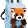 Rucksack mit Roter Panda Plüschtier