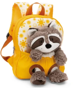 Rucksack mit Waschbär Plüschtier