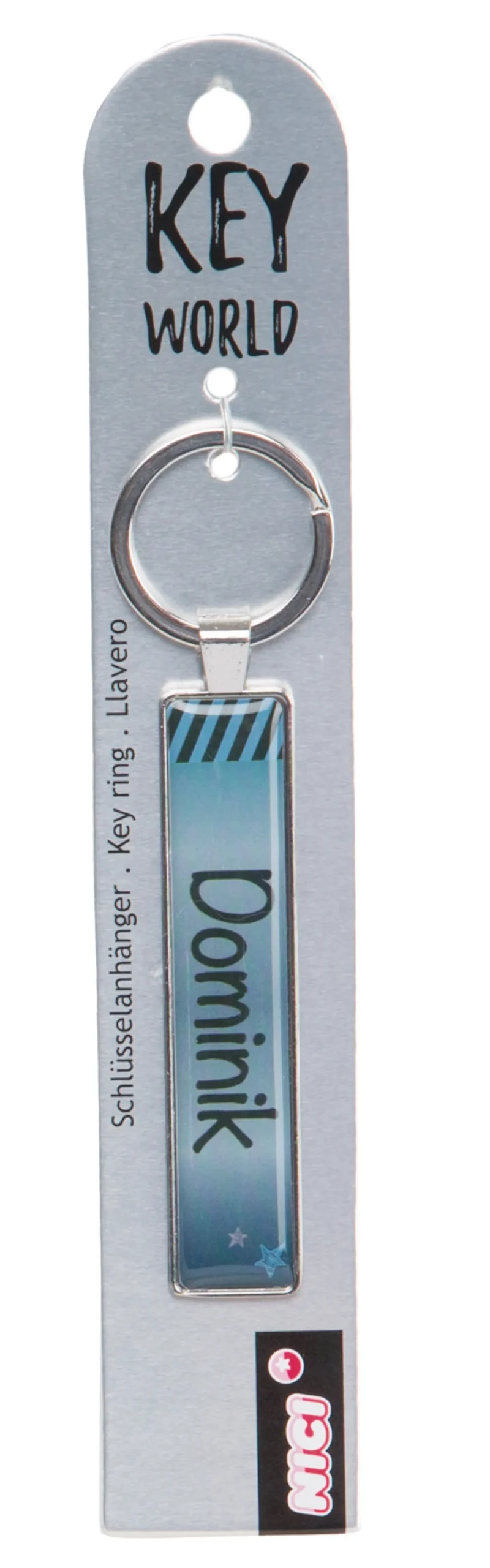 Schlüsselanhänger Key World 'Dominik'