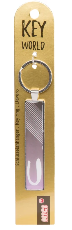 Schlüsselanhänger Key World 'U'