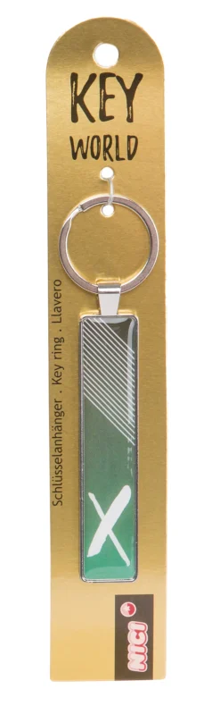 Schlüsselanhänger Key World 'X'
