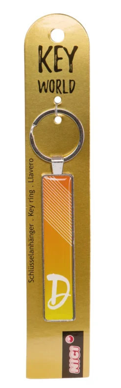 Schlüsselanhänger Key World 'D'