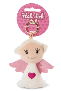 Schlüsselanhänger Schutzengel mit Herz