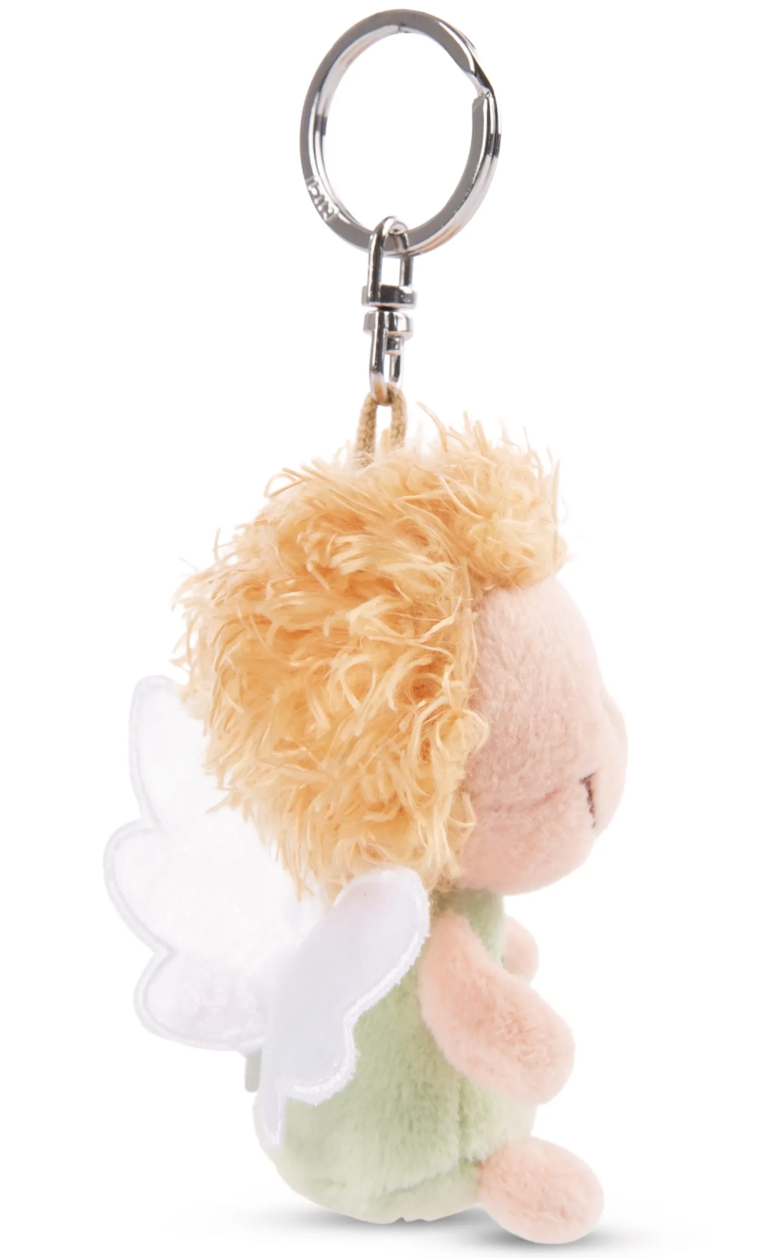 Schlüsselanhänger Schutzengel grün "Ich bring dir Glück"