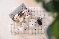 Schlüsselanhänger Schutzengel mit Herz