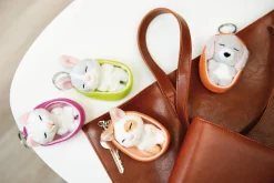 Schlüsselanhänger Sleeping Pets Grauer Pudel NICI GREEN