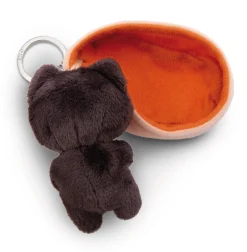 Schlüsselanhänger Sleeping Pets Schwarze Katze NICI GREEN