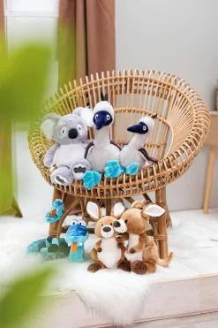 Stehendes Kuscheltier Känguru Kelly mit Kind NICI GREEN